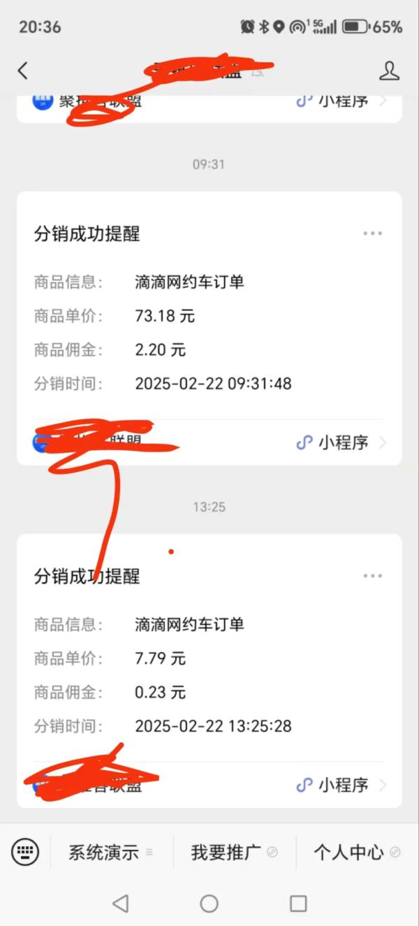 滴滴打车优惠券推广站项目，每天被动收入几十元不等 副业 网赚 经验心得 第3张